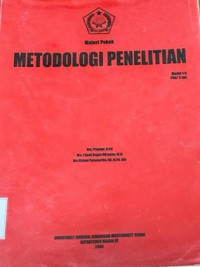 Image of Metodologi Penelitian : Materi Pokok (Modul 1-5)